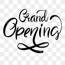 Black Grand Opening Font Grand Opening Grand Open Png Transparent Clipart Image And Psd File For Free Download Grand Opening Clip Art Prints For Sale