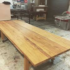 This Thing Is Heavy We Are Working On This Recycled Rimu Table Top 3m X 1 1m For Janicekumarward Fi Furniture Maker Table Top Furniture Design