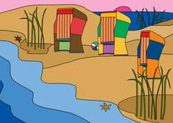 Diy kofferanhanger aus schrumpffolie sos fernweh. Ausmalbilder Strandurlaub Basteln Gestalten