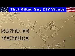 Santa fe drywall texture currently is popular in the southwestern united states across arizona, new mexico, texas, california, and nevada. How To Do A Santa Fe Skip Trowel Spanish Knockdown Mediterranean Texture It S Easy Youtube