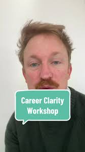Do your future self a favor and join me for a Career Clarity Workshop. Link 