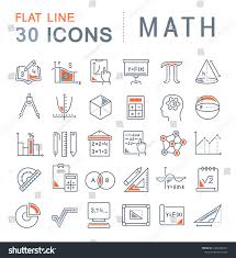 Set Of Vector Line Icons Of Math For Modern Concepts Web And Apps Ad Ad Line Icons Set Vector In 2020 Line Icon Icon Set Vector Math