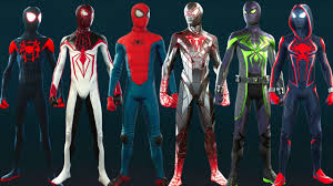 What do you think of the various suits in miles morales? Spider Man Miles Morales Ps5 All Suits Youtube