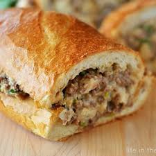Stuffed French Bread Sandwich Recipe Recipe Recipes Food Yummy Food