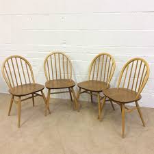 4 X Original Ercol Chairs Sfhs Org The six ash spindles and curved seatback, alongside the sculpted saddle you can also order the chair with a seat pad, made in your choice from our ercol collection of fabrics. st francis health services