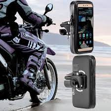 360 Rotating Waterproof Bag Motorcycle Phone Holder Stand Clip Mount Support For Iphonex 8 7plus 6 S9 S8 Plus Phone Holder Waterproof Bags Mobile Phone Holder