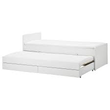 Slakt Bettgestell Unterbett Aufbewahrung Weiss Ikea Deutschland Bett Lagerung Ausziehbett Bettgestell