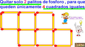 Taller de matemáticas• trabajando el ingenio de los alumnos de san rafael jugando con palitos de fòsforos prof. Desafia Tu Mente En 20 Segundos Seras Capaz Youtube