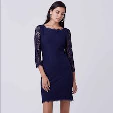 Dvf Zarita Lace Dress Size 14