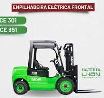 Empilhadeira Elétrica Frontal Contrabalançada Bateria de ...