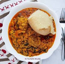 Pate De Manioc Et Sauce Legumes Sesame Miam Cuisine Recette