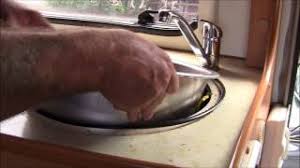 mixer tap in a motorhome or caravan