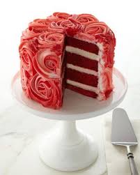 We Take The Cake Red Velvet Rose Cake For 8 10 People Savoury Cake Rose Cake Cake