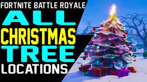 Where Are All The Christmas Trees In Fortnite 2022 Fortnite All Christmas Tree Locations Guide - 14 Days Of Fortnite Challenge  - Youtube