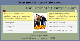 Secret about seinfeld trivia, quiz about the show: The Ultimate Seinfeld Quiz