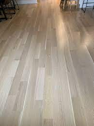 White Oak Floors With Water Based Finish White Oak Floors Oak Wood Floors Refinishing Floors