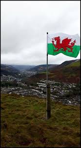 Mountainside Overlooking Gelli Rhondda Valley South Wales Uk Wales England Castles In Wales Welsh Flag