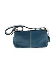 Details About Coach Factory Women Blue Shoulder Bag One Size