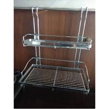 Glass kitchen cabinet doors can give you a lot of room to experiment, as opposed to other options. Kitchen Shelf Hanging Glass Stand Kitchen Shelf Organizer Kitchen Storage Kitchen Cabinet Storage Home Care Kitchen Racks Kitchen Storage Furniture In Jam Bagh Hyderabad M P Enterprises Id 20692876830
