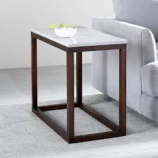 Wood Frame Side Table Marble Side Tables Mid Century Side Table Coffee Table