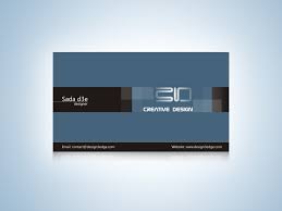You can scale a vector image as large as you wish without a loss in quality. Creative Business Card
