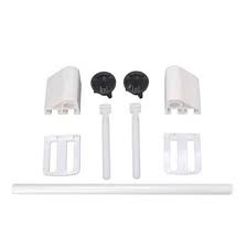 Soft close toilet seats have lids that close slowly, meaning they are safer to use in a family environment as children won't get their fingers caught underneath the seat. Euroflo Plastic Wc Toilet Seat Hinges 9 Pieces Toilet Accessories Screwfix Com
