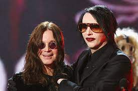 In this combination photo, actress esmé bianco appears at hbo's game of thrones final season premiere in new york on april 3, 2019, left, and musician marilyn manson appears at the vanity fair. Marilyn Manson To Join Ozzy Osbourne On 2020 Tour