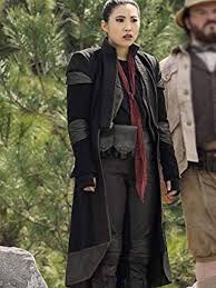 فیلم جومانجی 2 jumanji داستانی جدید از. Awkwafina Jumanji 2 Ming Trench Coat Hjacket