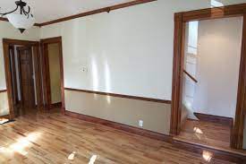 Light or dark tones depend on the look you are trying to create. Dark Chair Railing And Crown Molding Wood Chair Chair Rail White Wood Furniture