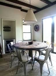 8 Chairs In Such A Small Space I Am Having A Hard Time Letting Go Of The Round Table Idea So Now The Chandelier A Dining Table Black Rustic Round Dining Table