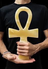 Buy Alabaster Ankh Key of Life. Egyptian Key Holder Lovers, Ancient  Egyptian Ankh Key of Life Symbol, Made in Egypt. Online in India
