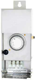 300w Multi Tap Low Voltage Transformer Manual Timer Landscape Fixture Kings Outdoor Lighting