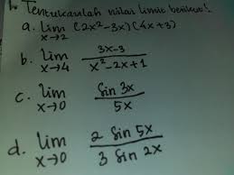 Does anyone have a brainly plus account or just a different way to do this than to just turn off the. Tentukan Nilai Limit Berikut Brainly Co Id