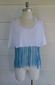 Adored by fashion fans and value seekers alike. Color Block No Sew Fringe Shirt Diy Wobisobi Bloglovin
