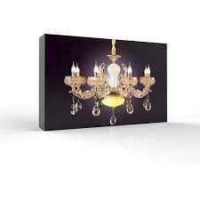 (a good rule of thumb is to hang a light 28 to 32 inches above a dining table, but it can be higher or lower, depending on your preference, the size of the chandelier and your ceiling height.) 3. Wall26 Canvas Wall Art Crystal Chandelier For Living Room Modern Home Art Stretched And Framed Ready To Hang Walmart Com Walmart Com