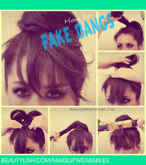 Use a couple of bobby pins to secure the twist in place. How To Fake Having Bangs With A Hair Bun Tutorial Demi Lovato Inspired Tina Makeupwearables L S Makeupwearables Photo Beautylish