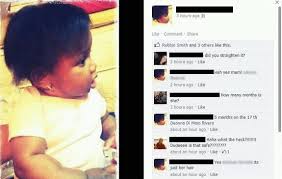 Your baby's hair color is set from conception. Wtf Mom Straightens 4 Month Old Black Baby S Hair She Is Decidedly Not Happy Her Girl Is Nappy Mybrownbaby