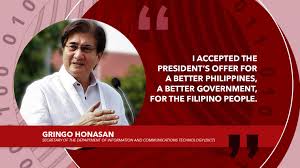 Icta chairman jayantha de silva has been elevated to the post of secretary to the newly established ministry of technology, a cabinet ministry which comes directly. Senators To Honasan We Wish Him Well As Dict Chief Ikot Ph