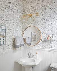 Peacock Gold Wallpaper In 2021 Powder Room Wallpaper Small Bathroom Wallpaper Bathroom Wallpaper