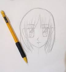 Basic nose side view drawing. How To Draw An Anime Girl Face Shojo Feltmagnet