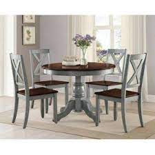 Moreover, you need to match that set of table and chairs with your kitchen decor, style, design, and color. Better Homes And Gardens Cambridge Place Dining Table Multiple Finishes Walmart Com Round Dining Room Farmhouse Round Dining Table Dining Table Chairs