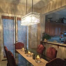 Go ultra luxe with our handcrafted large capiz chandelier. Adeline Crystal Rectangular Chandelier Pottery Barn