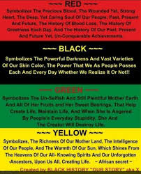 What These Colors Mean Within The African Community Black History Month Art History Quotes Black History Quotes