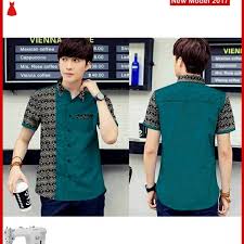 Msf0054 Vincent Batik Cheap Combi Shirt Model Msf0054 Model Kemeja Combi Murah Batik Vincen Blouse Casual Fashion African Print Shirt Designer Clothes For Men