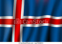 The flag's cross is perpendicular, and runs from top to bottom and left to right. 3d Realistic Wavy Iceland Flag Iceland Flag 3d Realistic Wavy Banner Vector Iceland National Flag Reykjavik Independence Canstock