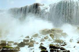 Niagara Falls - view from bottom of the raging Falls (1)