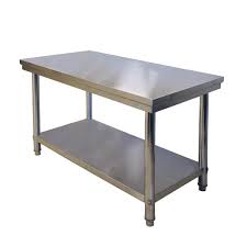 Hally stainless steel table for prep & work 24 x 60 inches, nsf commercial heavy duty table with undershelf and backsplash for restaurant, home and hotel. 304 Stainless Steel Kitchen Bench 1000x600x800mmh Buy Online Ozsupply