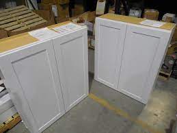 Buy cabinets like the pros do for up to 60% off list price. 2 Hampton Bay Shaker Assembled 36x42x12 In Wall Kitchen Cabinet In Satin White Home Goods Flooring Sporting Consignment Auction In Princeton K Bid