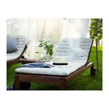 Applaro Chaise Brown Stained Brown Ikea Ikea Outdoor Ikea Garden Furniture Sun Lounger