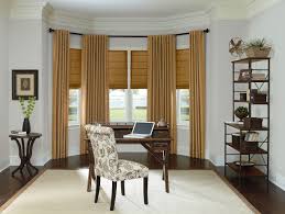 If you need some insulation for your windows, opt for honeycomb shades. Home Office Window Treatments Houzz